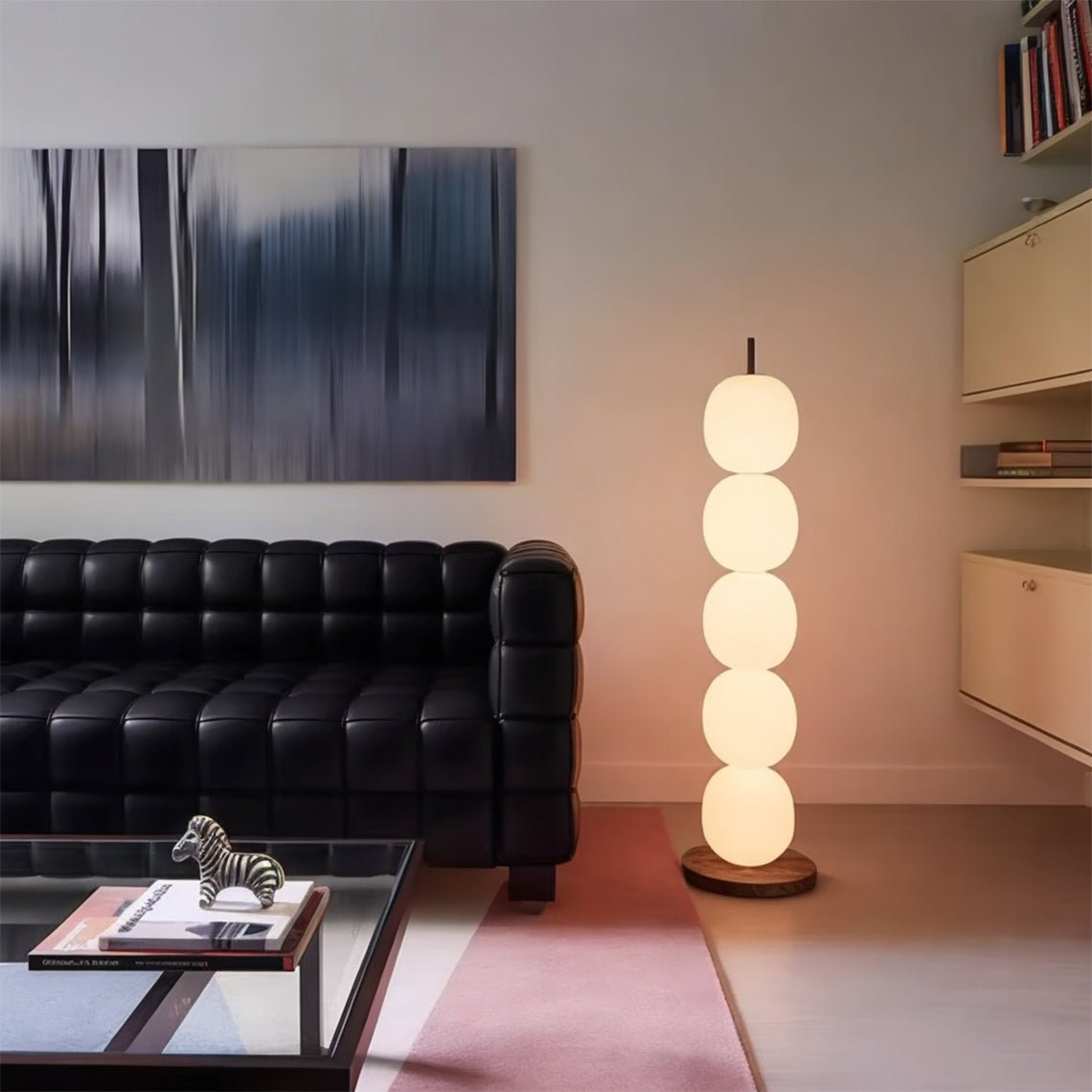 Azaria Contemporary Minimalist Orb Floor Lamp - Serene Luminaire