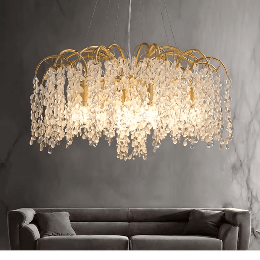 Circular Tree Branch Chandelier - Serene Luminaire