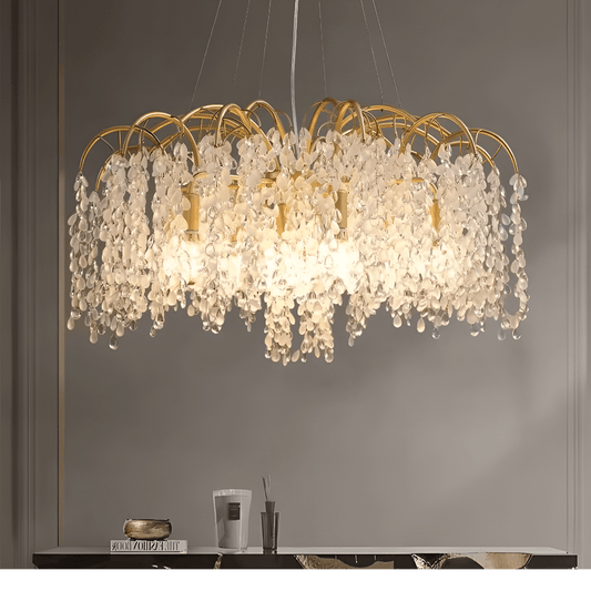 Circular Tree Branch Chandelier - Serene Luminaire