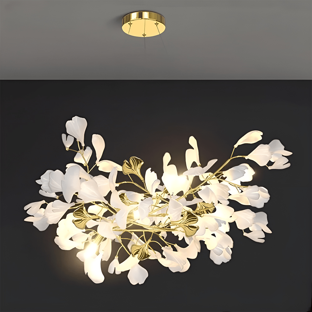 Ginkgo Chandelier A - Serene Luminaire