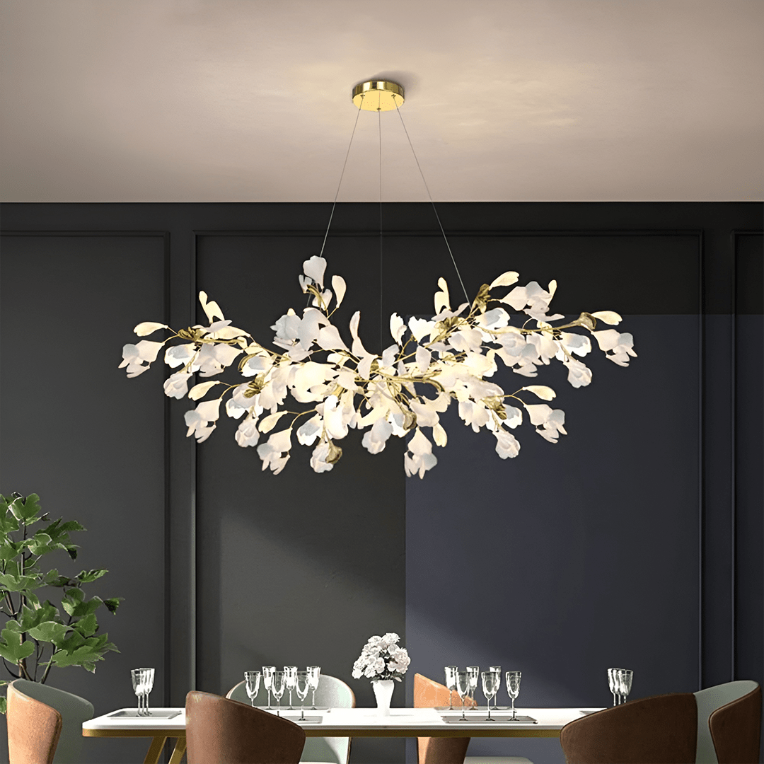 Ginkgo Chandelier A - Serene Luminaire