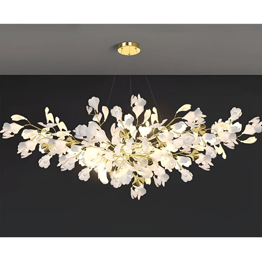 Ginkgo Chandelier A - Serene Luminaire