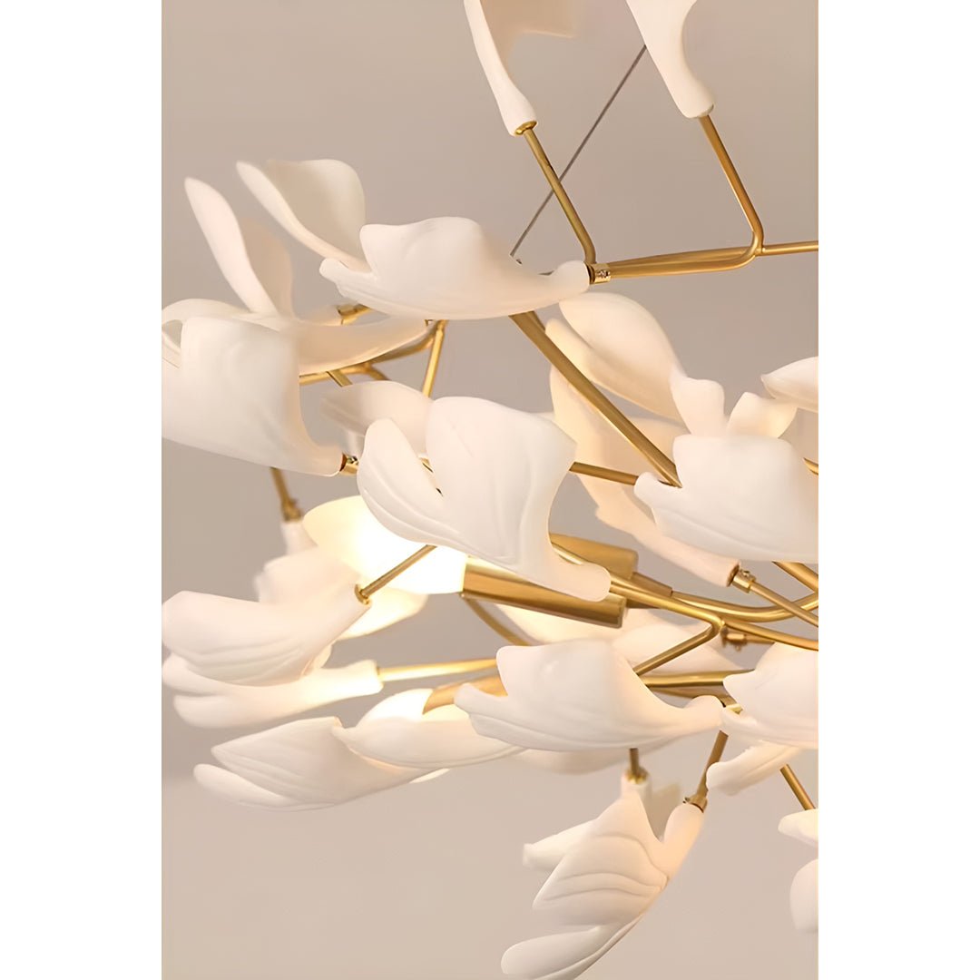 Ginkgo Chandelier C - Serene Luminaire