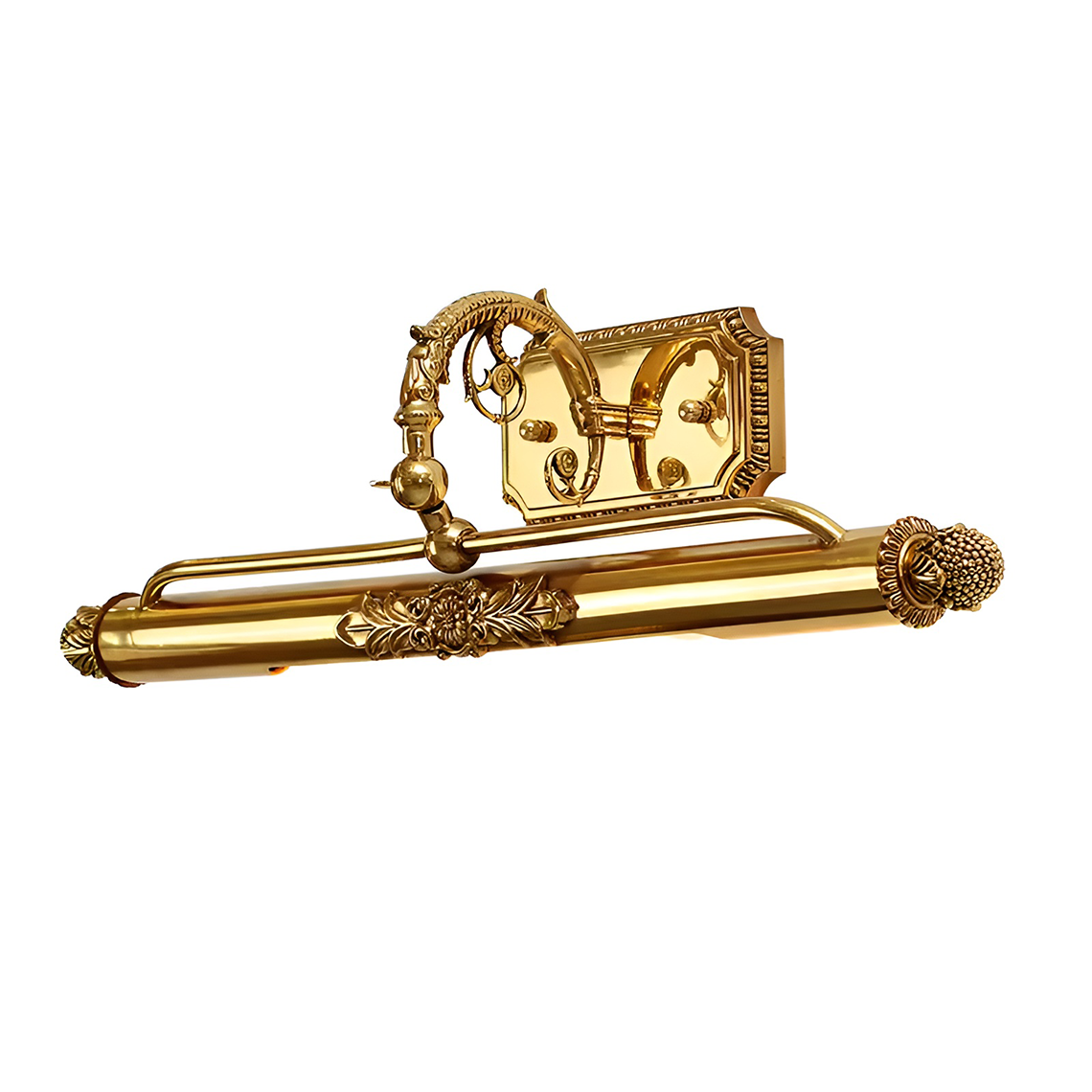 Ornate Gold Brass Mirror Sconce Bathrooom Vanity Light