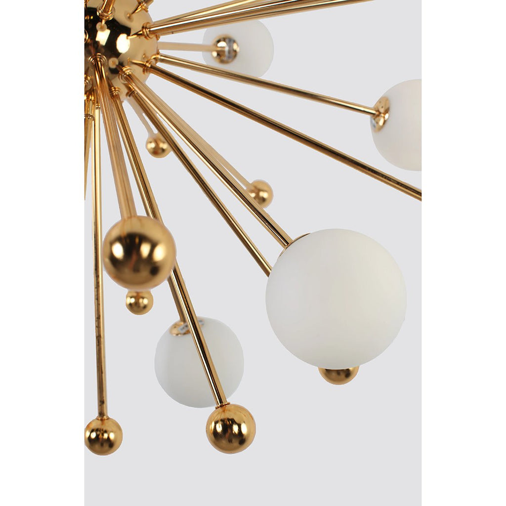 18 - Lights Modern Gold Sputnik Chandelier - Serene Luminaire