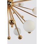 18 - Lights Modern Gold Sputnik Chandelier - Serene Luminaire