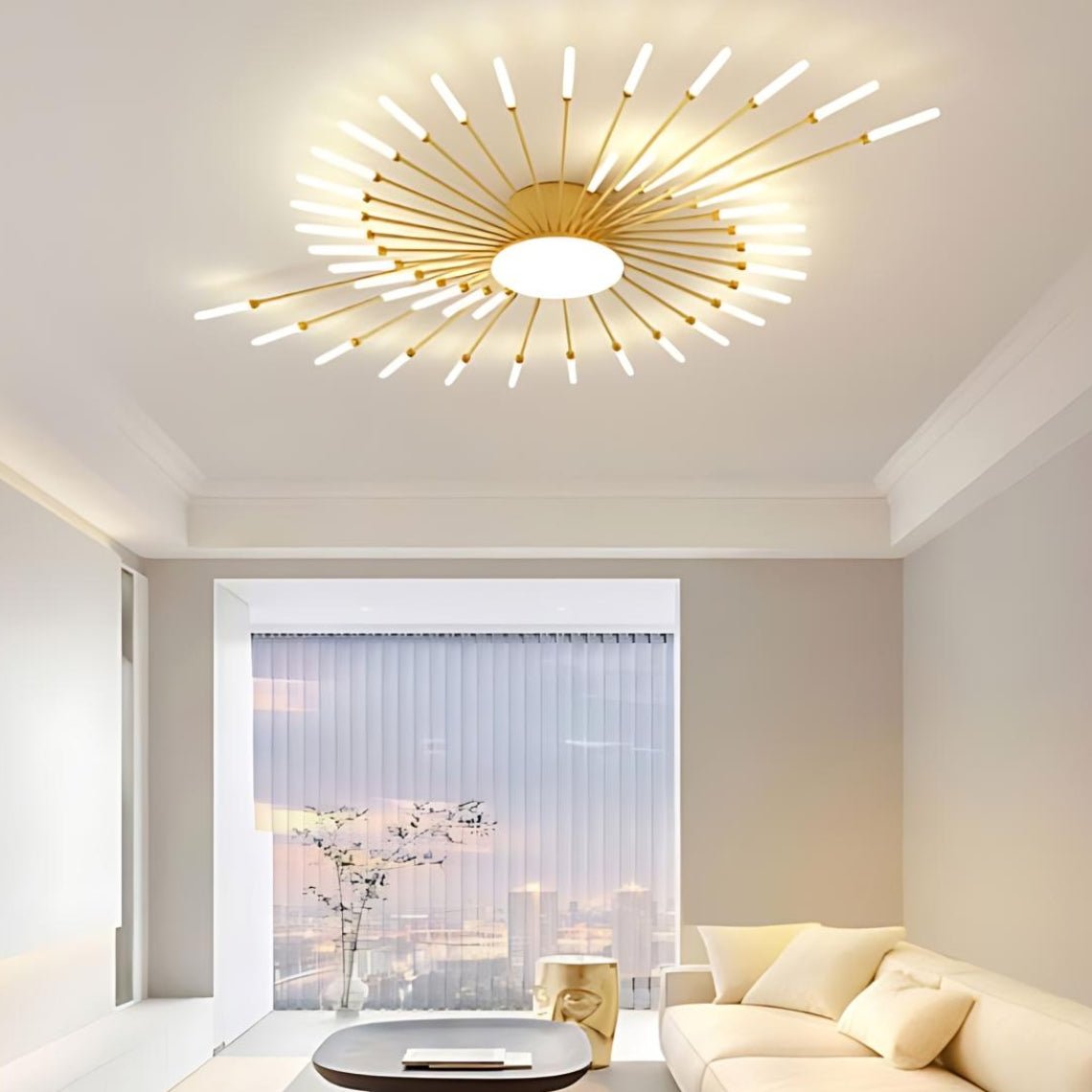 42 Heads Ceiling Lights Fixture Contemporary LED Flush Mount Ceiling Lights - Serene Luminaire