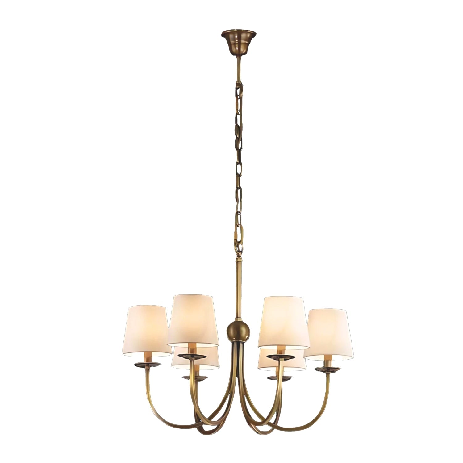 Arnold 24" Shaded Shaded Chandelier - Serene Luminaire