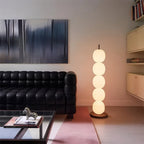 Azaria Contemporary Minimalist Orb Floor Lamp - Serene Luminaire