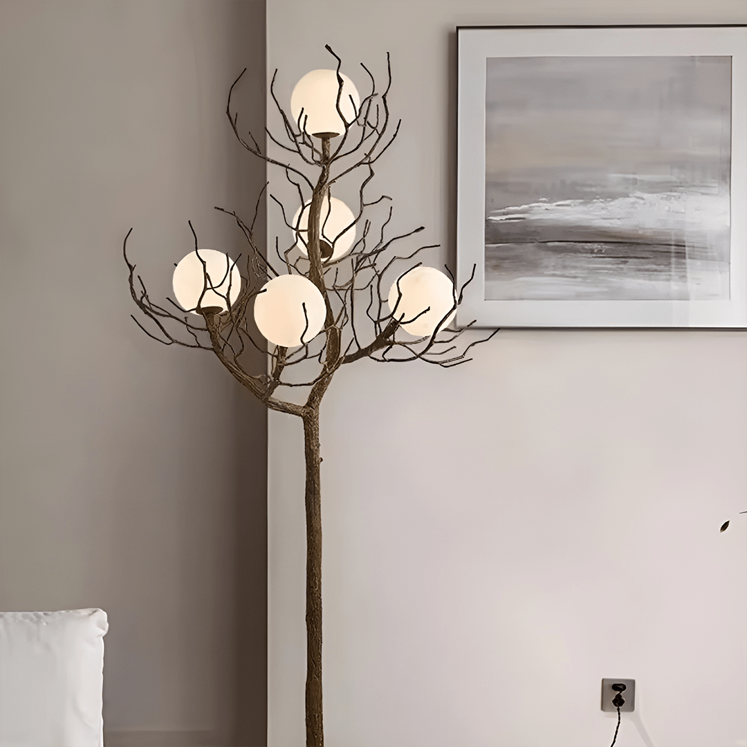 Brass Tree Branch Floor Lamp - Serene Luminaire