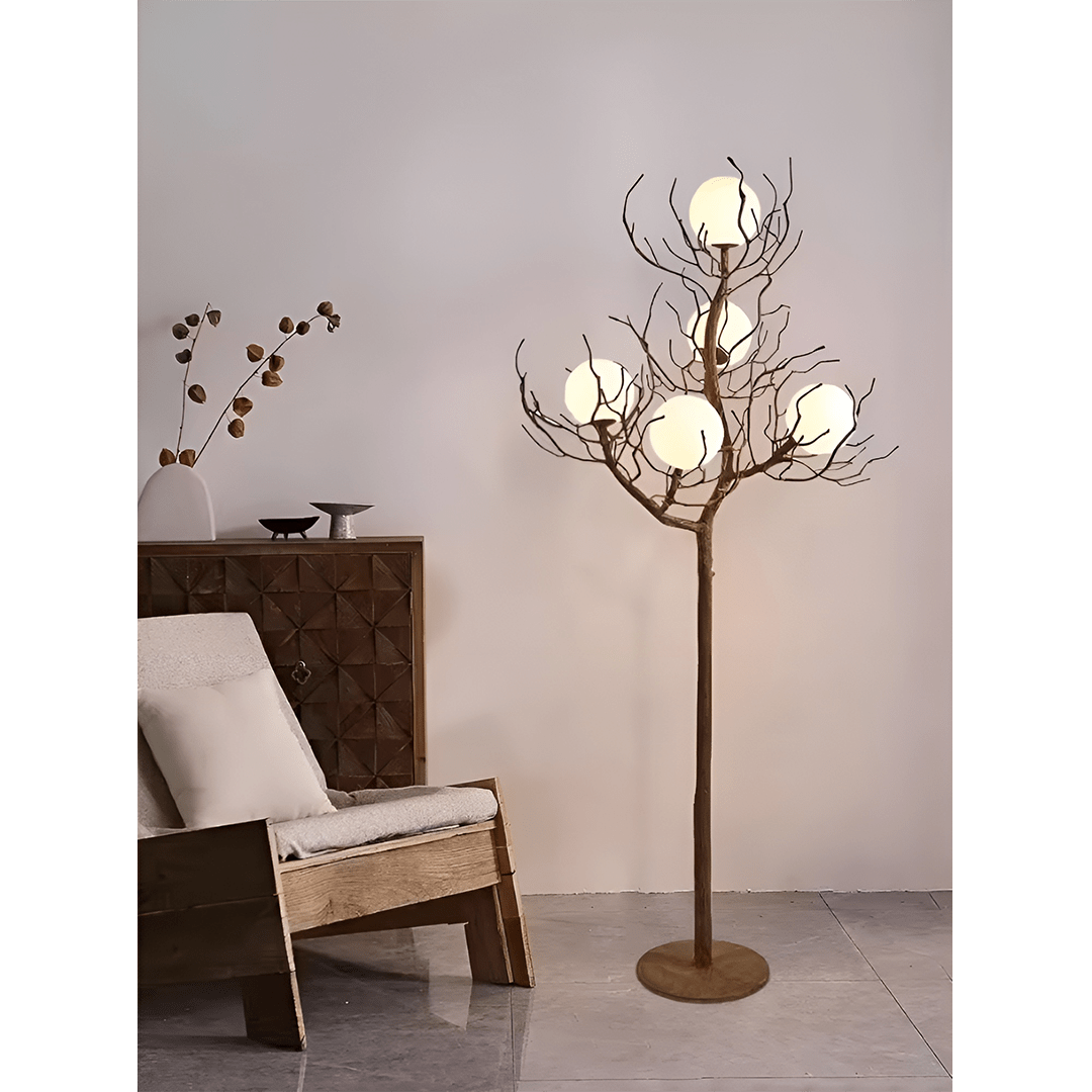 Brass Tree Branch Floor Lamp - Serene Luminaire