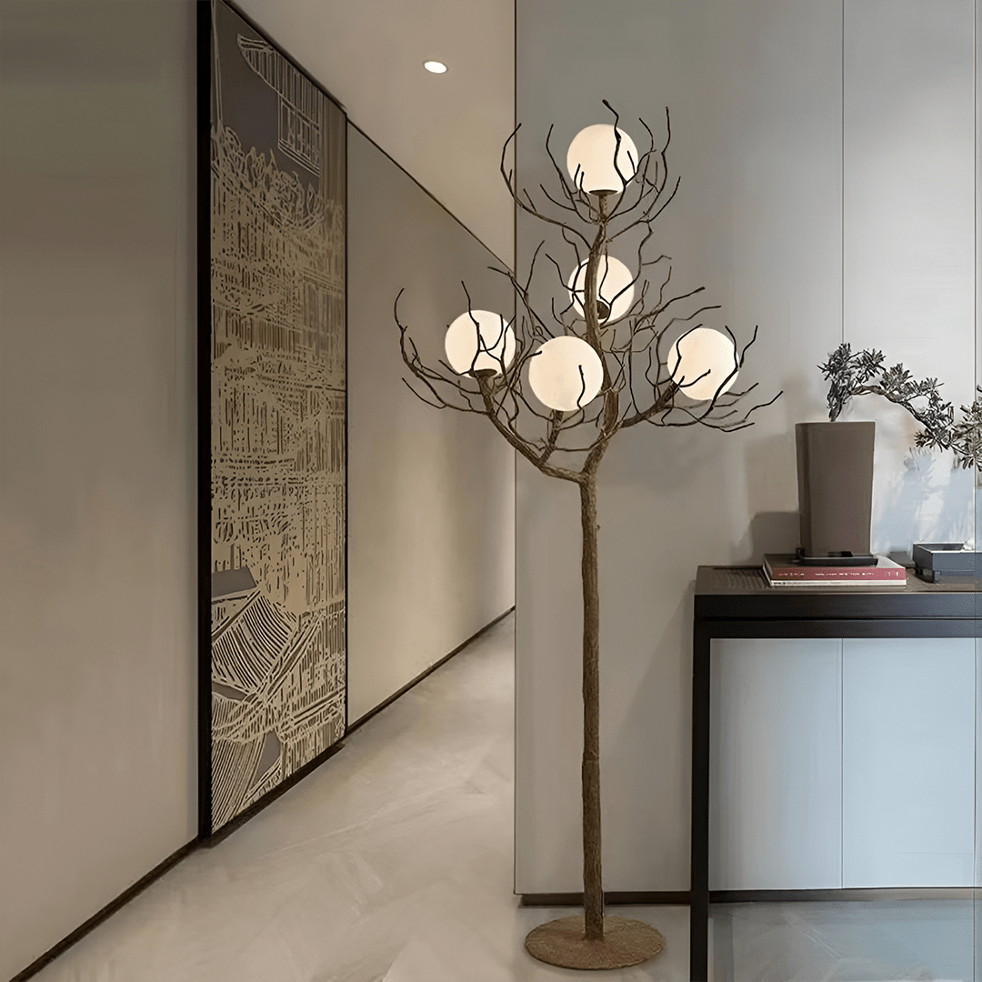 Brass Tree Branch Floor Lamp - Serene Luminaire