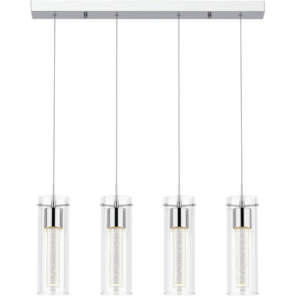 Candice 4 - Light Bubble Glass Intergrated LED Pendant Light - Serene Luminaire