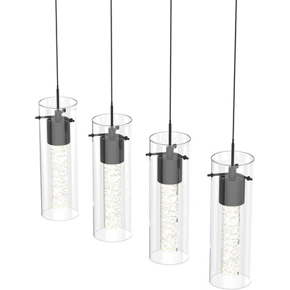 Candice 4 - Light Bubble Glass Intergrated LED Pendant Light - Serene Luminaire