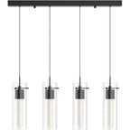 Candice 4 - Light Bubble Glass Intergrated LED Pendant Light - Serene Luminaire