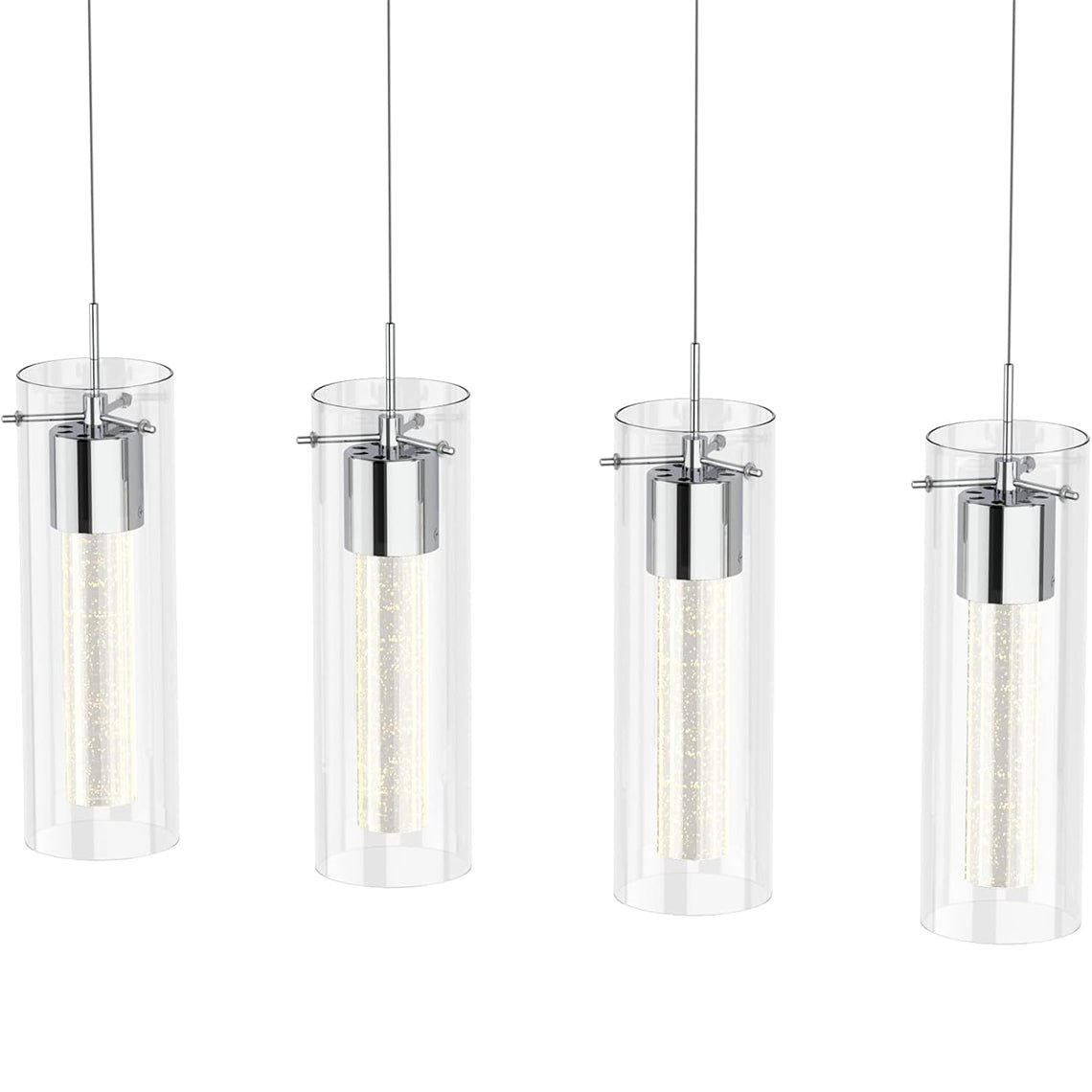 Candice 4 - Light Bubble Glass Intergrated LED Pendant Light - Serene Luminaire