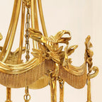 Cassandra Full Antique Brass 7 - Light Crystal Chandelier - Serene Luminaire