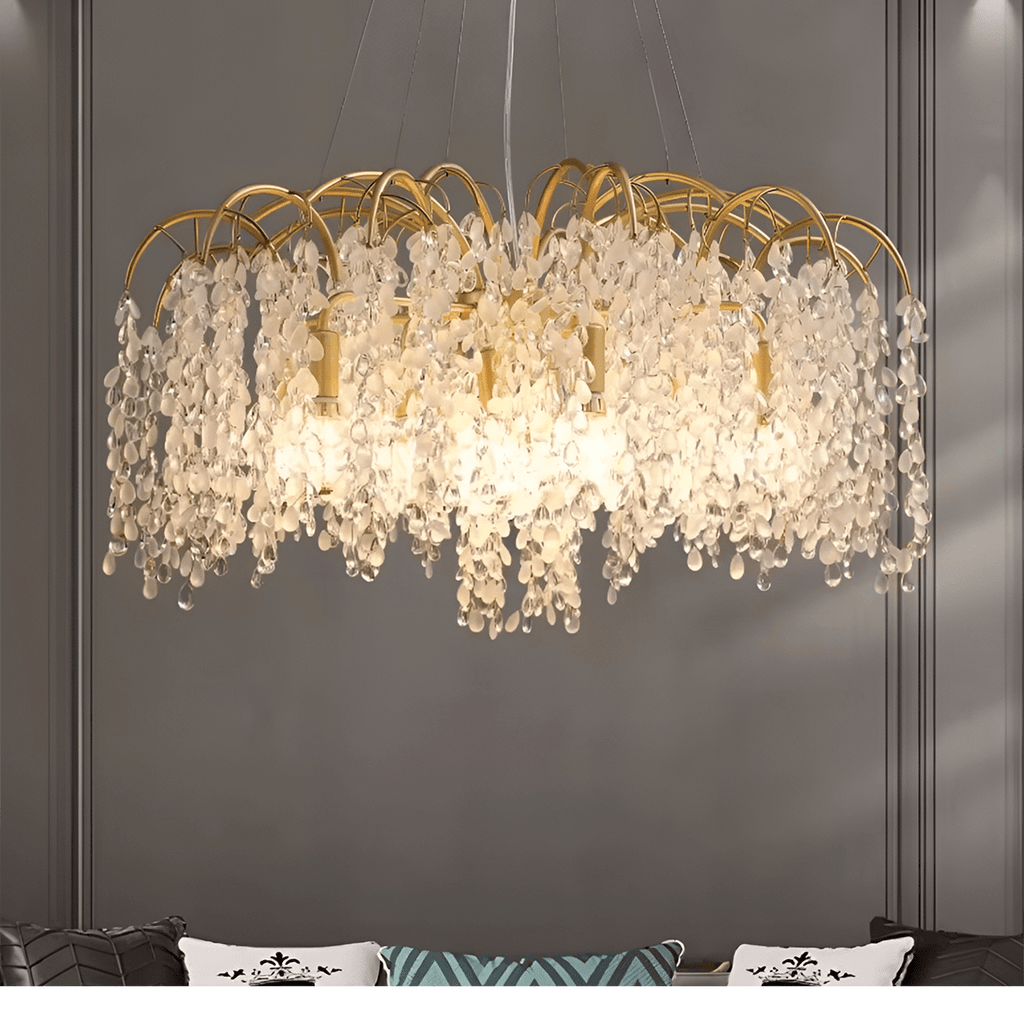 Circular Tree Branch Chandelier - Serene Luminaire