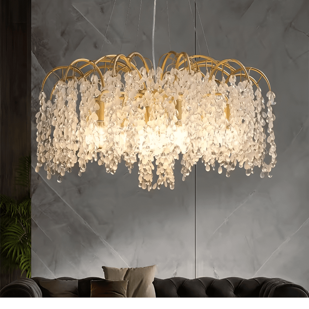 Circular Tree Branch Chandelier - Serene Luminaire