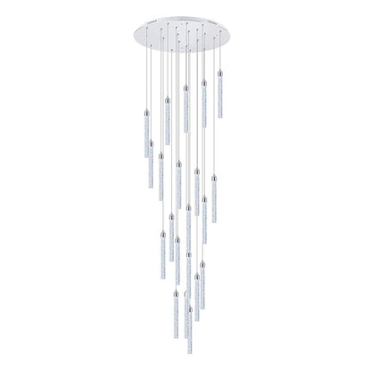 Clara 36 - Lights Staircase Large Chandelier for High Ceilings - Serene Luminaire