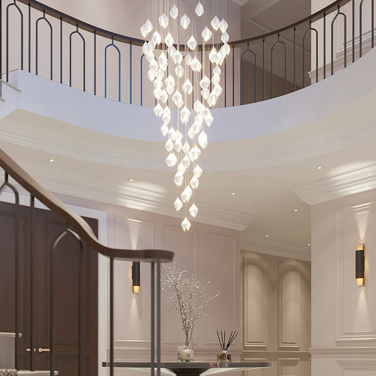 Elora White Tulip Dimmable Chandelier - Serene Luminaire