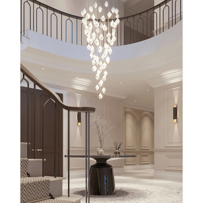 Elora White Tulip Dimmable Chandelier - Serene Luminaire