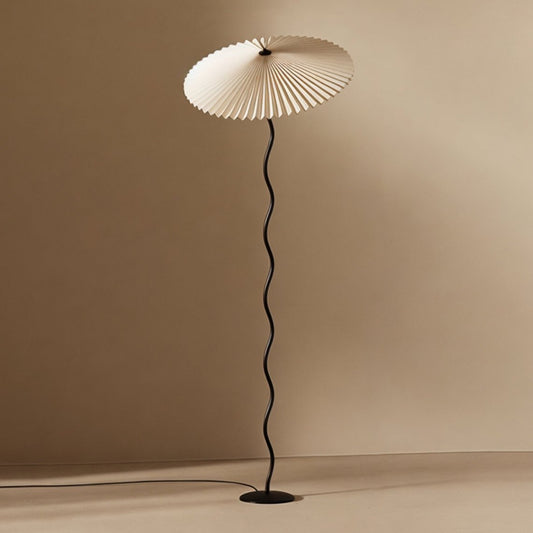 French Pleated Floor and Table Lamps - Serene Luminaire