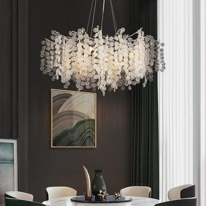 French Style Luxury Gold Money Tree Branch Chandelier - Serene Luminaire