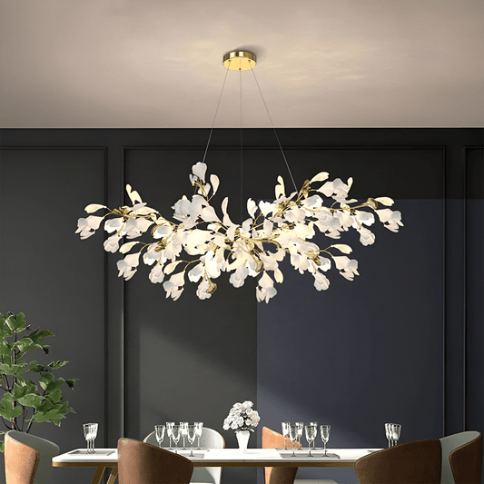 Ginkgo Chandelier A - Serene Luminaire