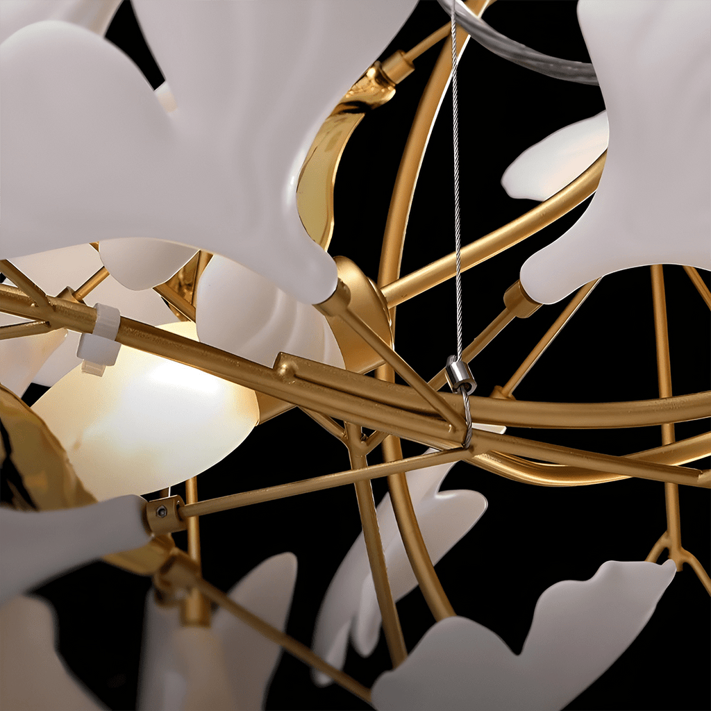 Ginkgo Chandelier A - Serene Luminaire