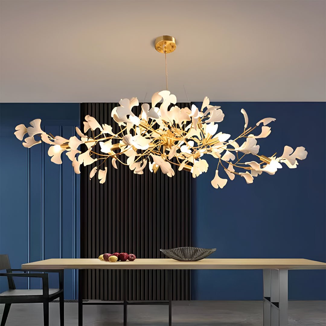 Ginkgo Chandelier B - Serene Luminaire