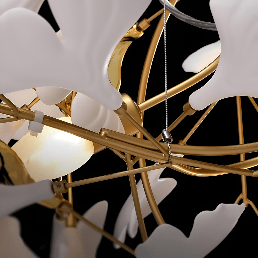 Ginkgo Chandelier C - Serene Luminaire