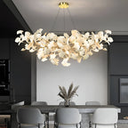 Ginkgo Chandelier C - Serene Luminaire