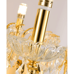 Golden Luxury 3 - Round Candelabra Chandelier For Living Room - Serene Luminaire