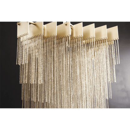 Grand Tassel Kelly Chandelier Large - Serene Luminaire