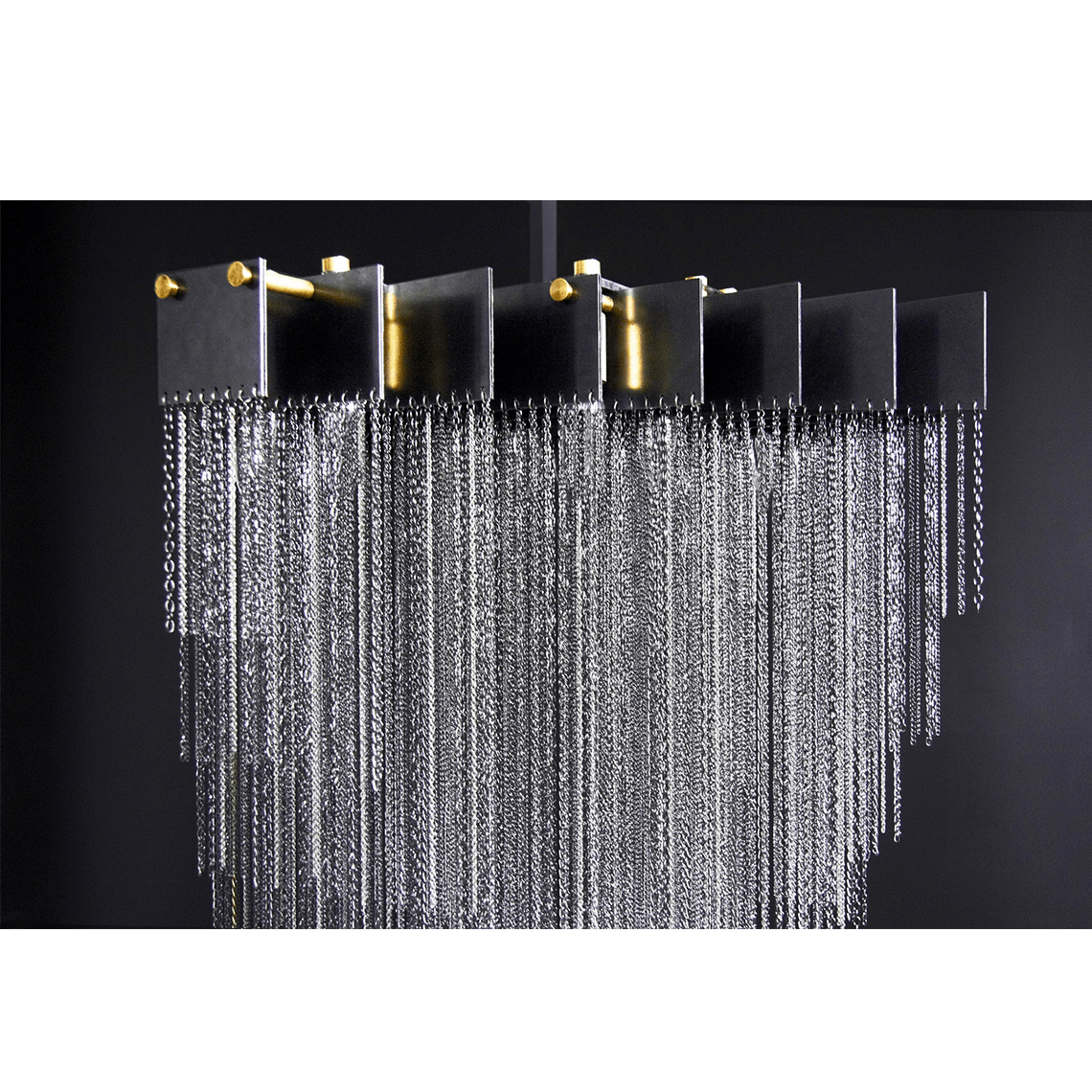 Grand Tassel Kelly Chandelier Large - Serene Luminaire