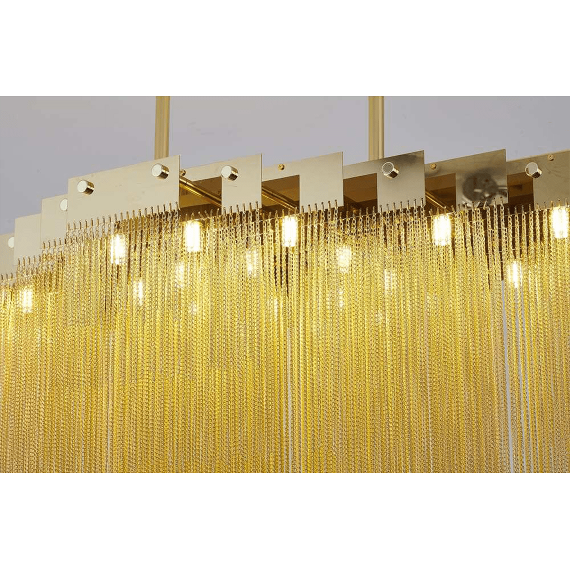 Grand Tassel Kelly Chandelier Large - Serene Luminaire