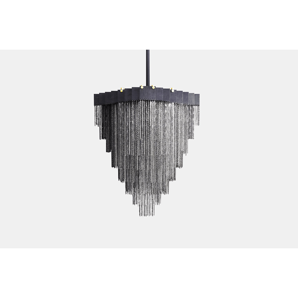 Grand Tassel Kelly Chandelier Medium - Serene Luminaire