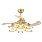Iris Ceiling Fan with Lights for Summer and Winter - Serene Luminaire