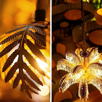 Palm Tree Crystal Chandelier - Serene Luminaire