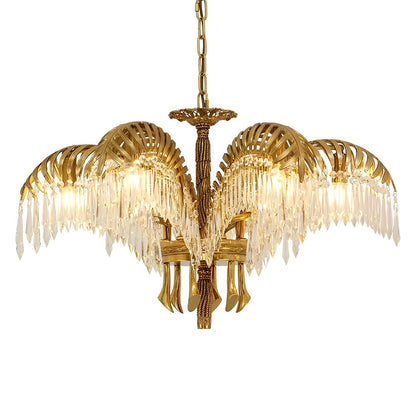 Palm Tree Crystal Chandelier - Serene Luminaire