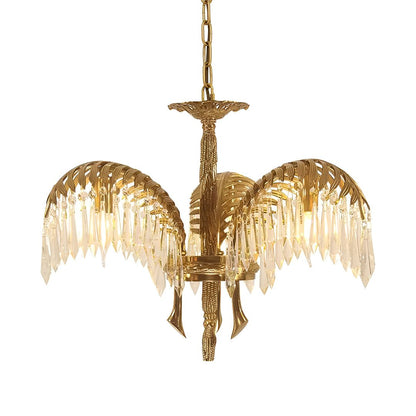 Palm Tree Crystal Chandelier - Serene Luminaire