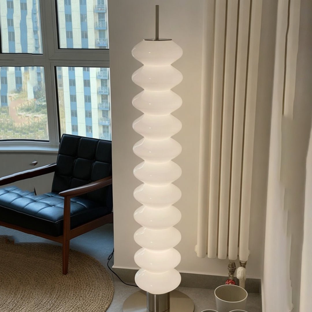 Stratus Modern Minimalist Wavy Floor Lamp - Serene Luminaire