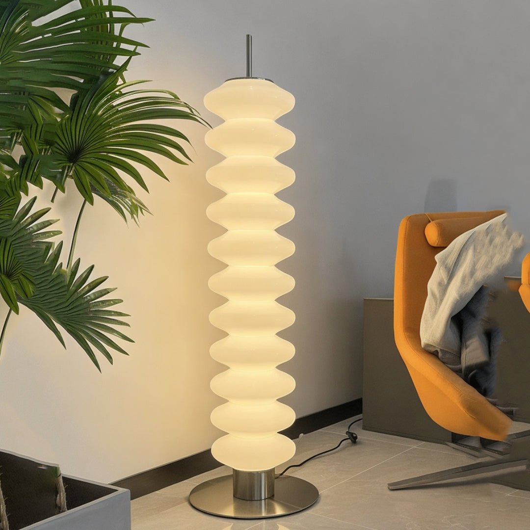 Stratus Modern Minimalist Wavy Floor Lamp - Serene Luminaire